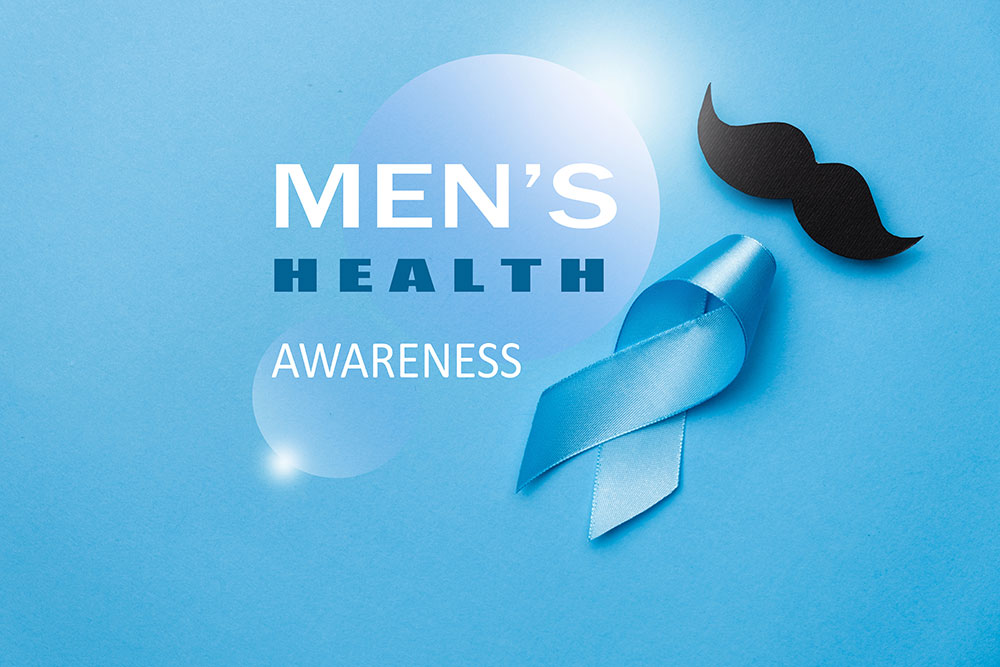 Plakat für Men's health awareness